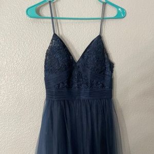 Navy blue dress